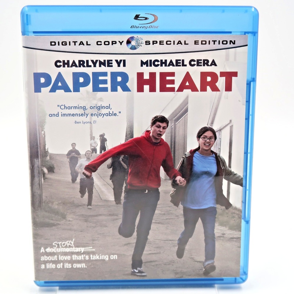 Paper Heart Blu-ray 2009 Special Edition Michael Cera Charlyne Yi Anchor Bay PG